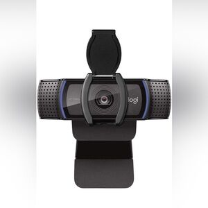 HD Web Camera with Microphone, Cable & Privacy Cover - Logitech Webcam 1080p